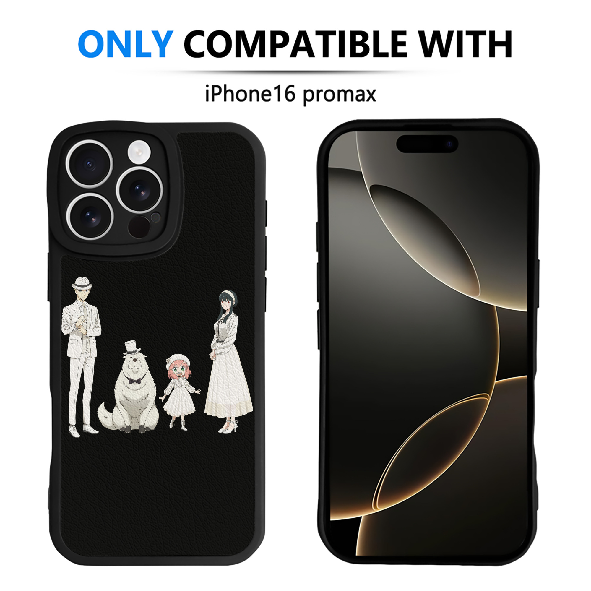 （画像用） SPY×FAMILY间谍家家酒 【iPhone 16シリーズ対応】シリコンスマホケース（レザー調） 材質：シリコン